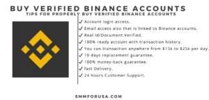 Buy Verified Binance Accounts