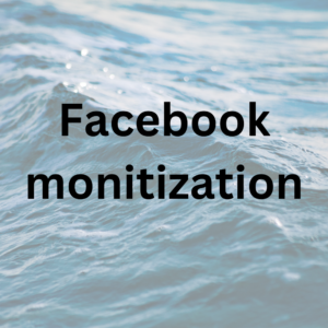 Buy Facebook Monetization Package
