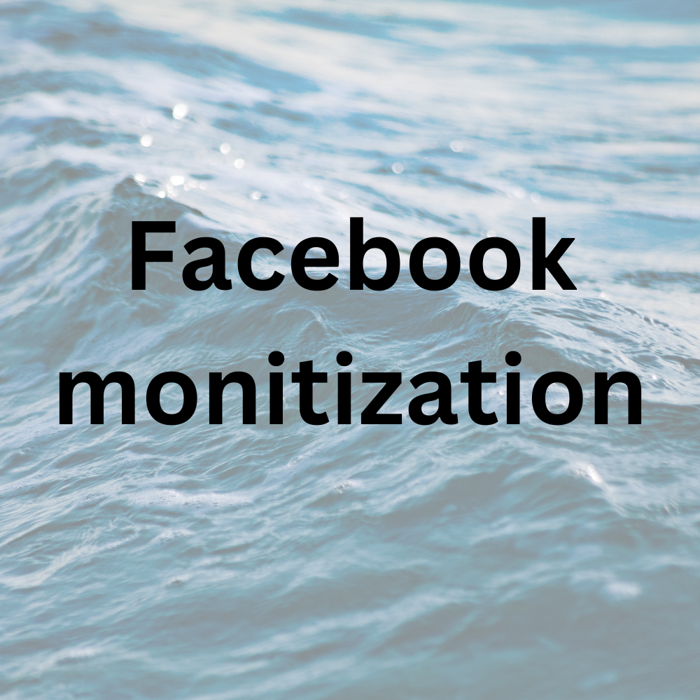 Buy Facebook Monetization Package
