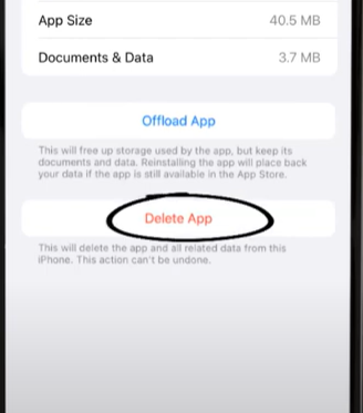 Reinstall the App: After offloading, you will see an option to "Reinstall App." Tap on it to reinstall the Cash App, which should resolve any issues.